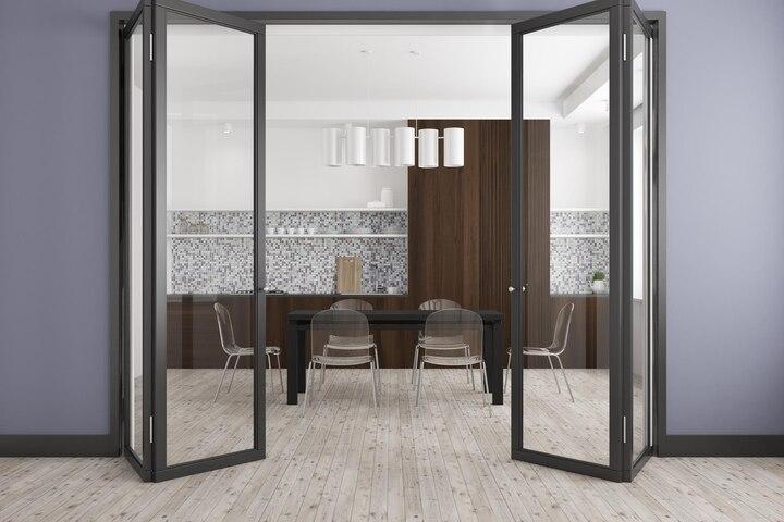UPVC folding doors