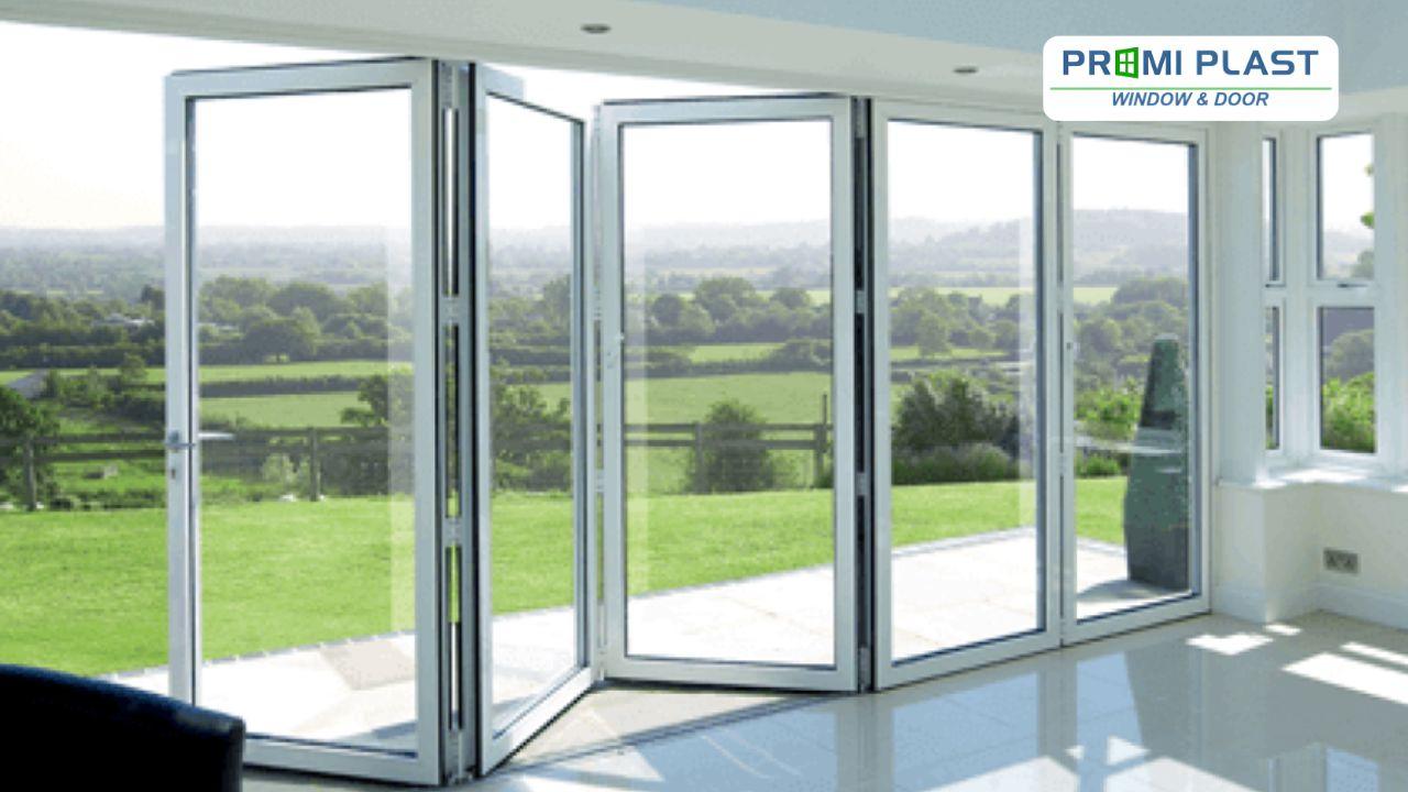 UPVC folding doors
