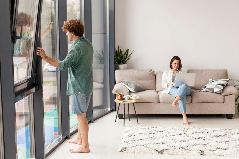 UPVC sliding windows
