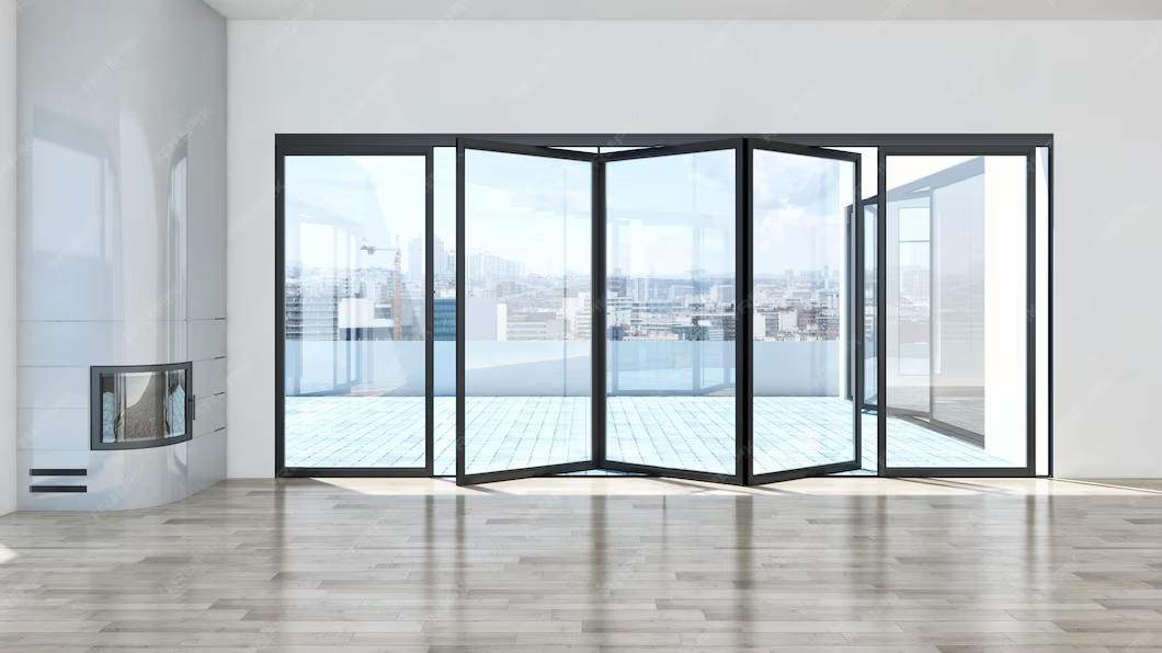UPVC folding doors